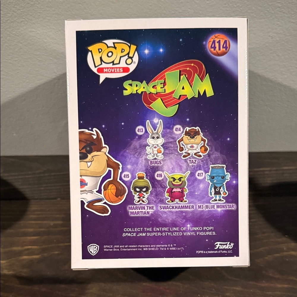 Space Jam Funko Pop #414 - Taz - Picture 3 of 4